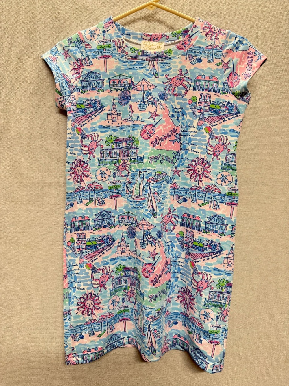Kaeli Smith Delaware Beach Girls Dress - size XL